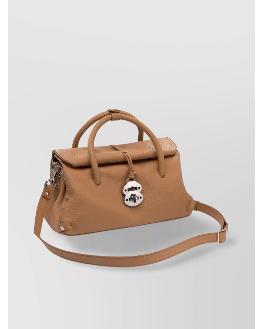 Zanellato Brown Leather Shoulder Bag