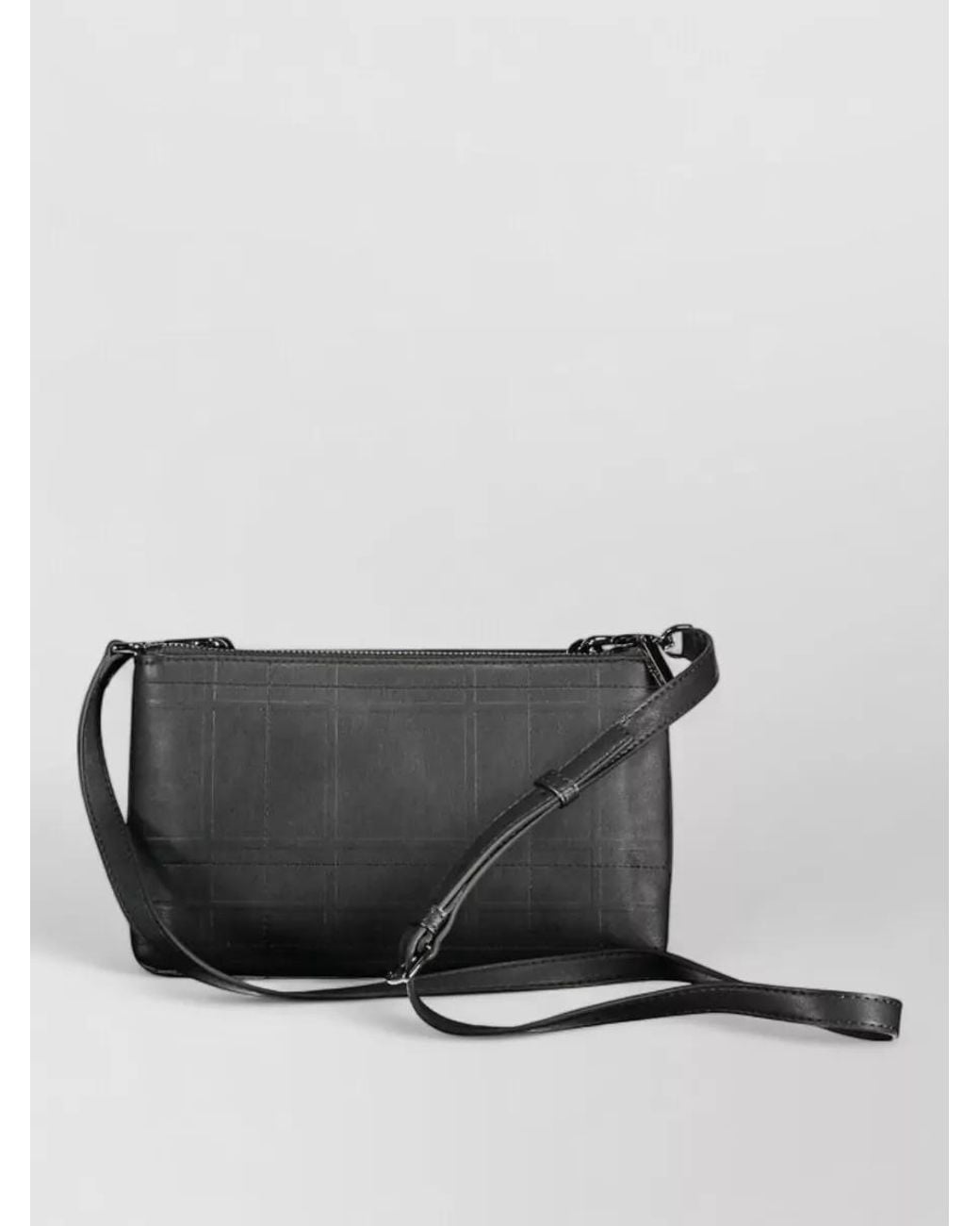Calvin Klein Gray Quilted Shoulder Bag