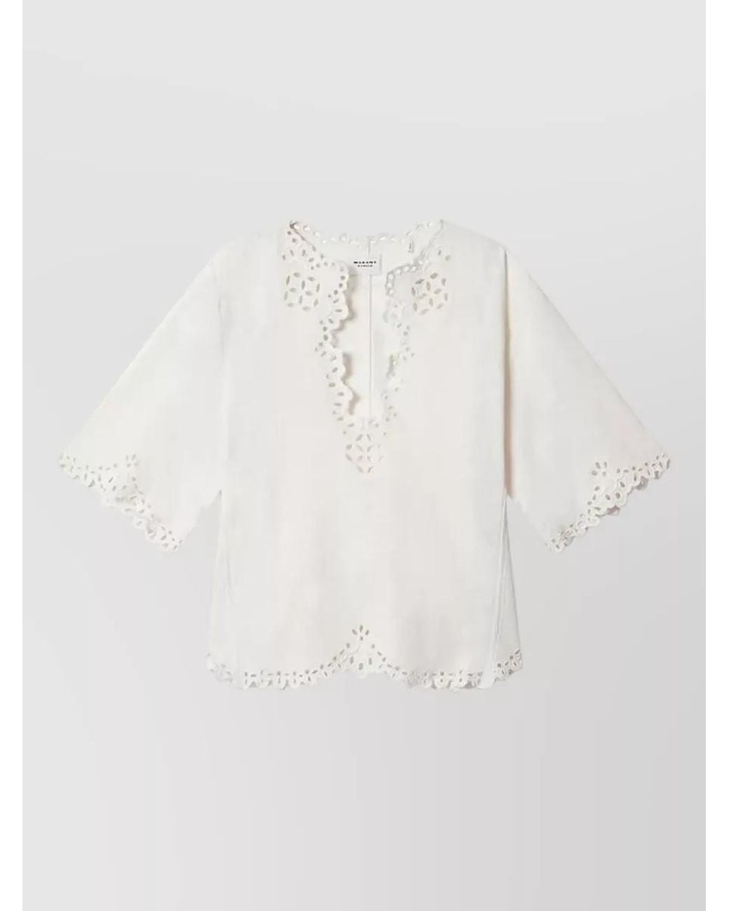 Isabel Marant White Cotton T-Shirt