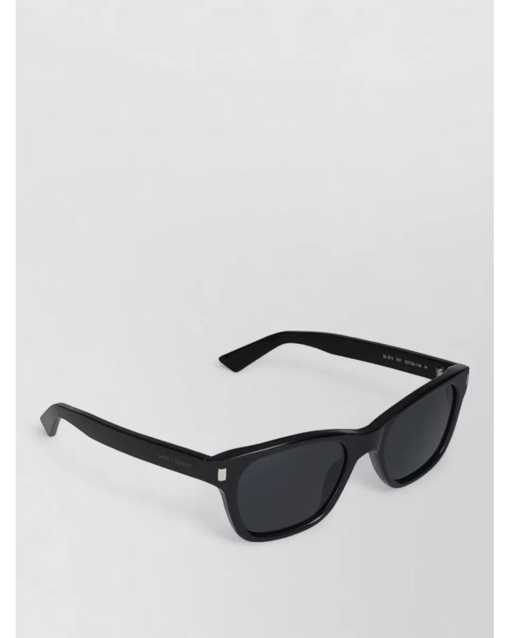 Saint Laurent Black Acetate Sunglasses