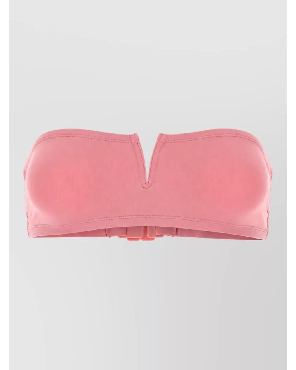 Eres Pink Stretch Nylon Bikini Top