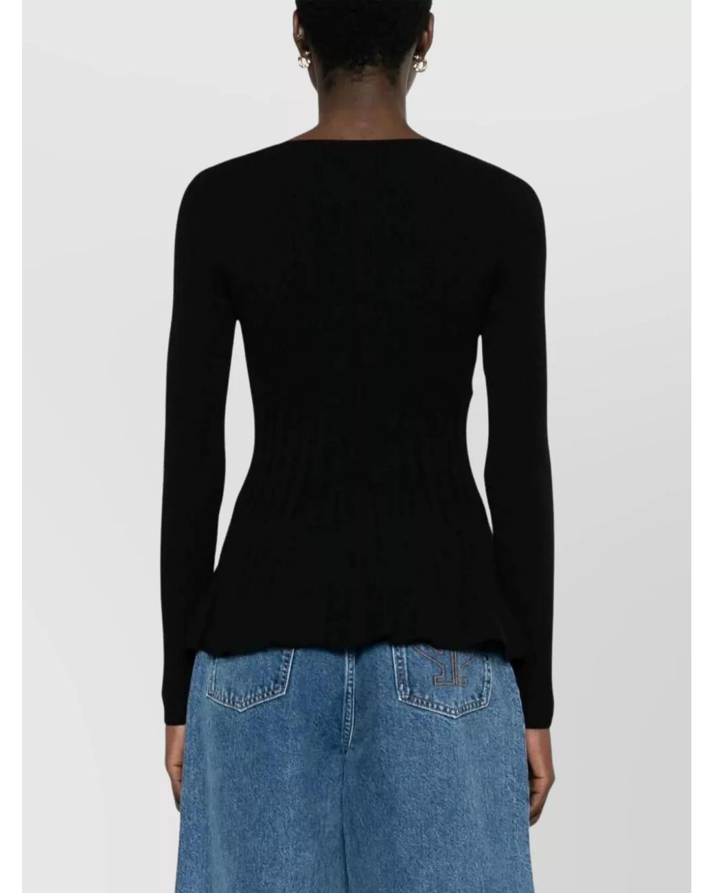 Philosophy Black Knitted Top