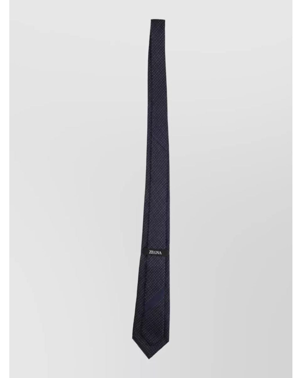 Zegna White Silk Tie for men