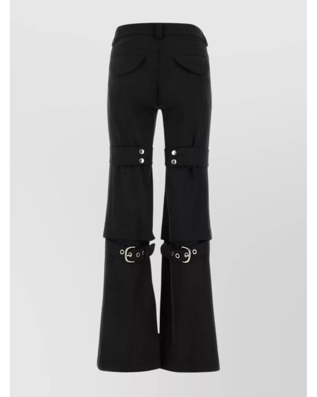 Off-White c/o Virgil Abloh Black Flared Cargo Trousers