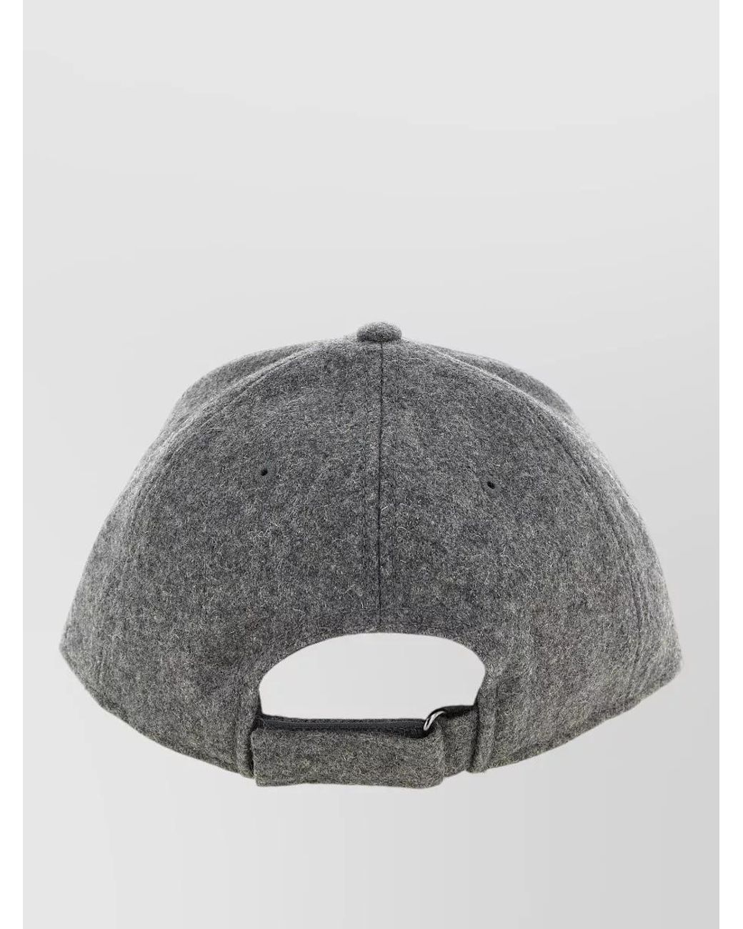 Ballantyne Gray Wool Blend Baseball Cap for men