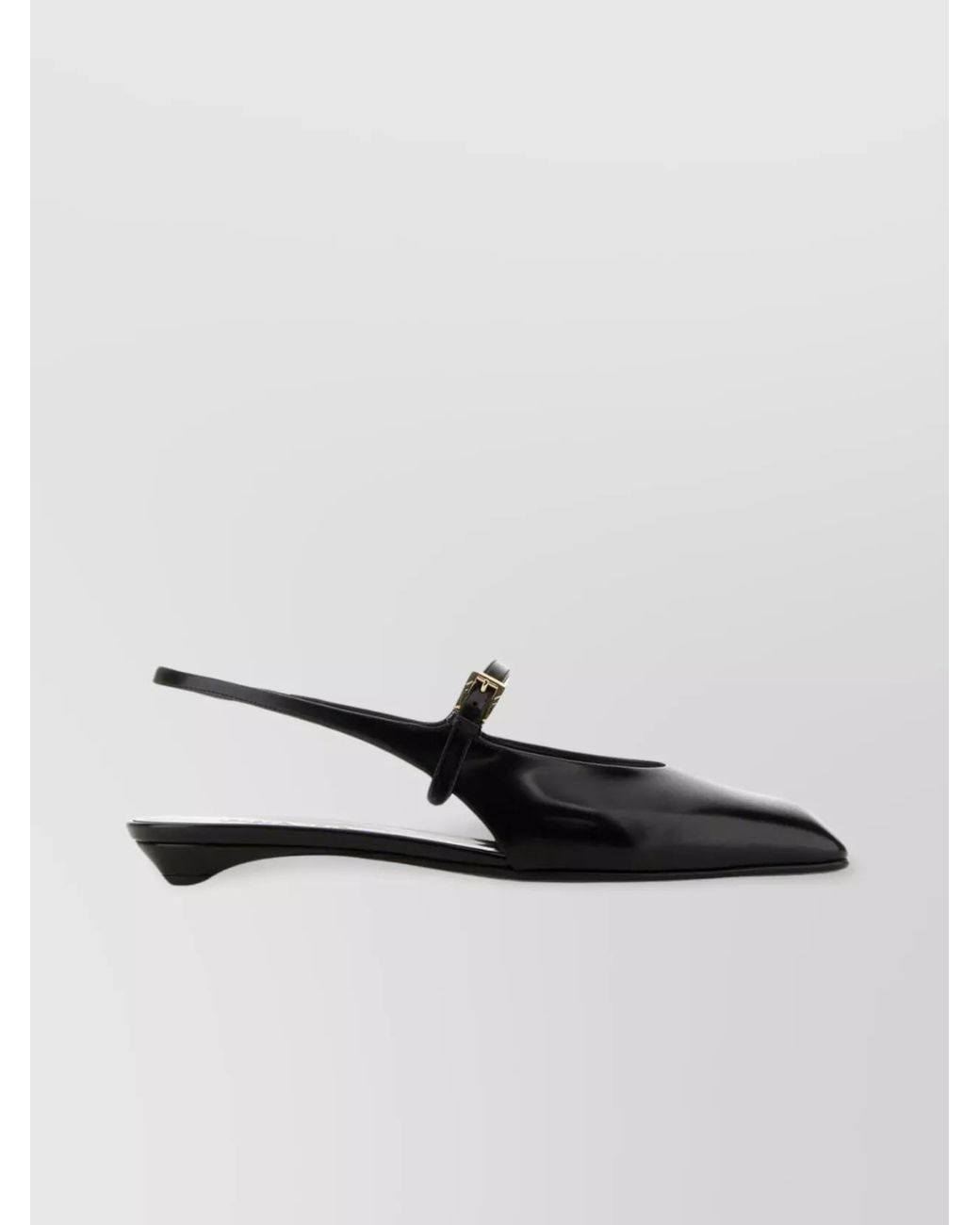 Prada Multicolor Leather Slingback Ballerina Shoes