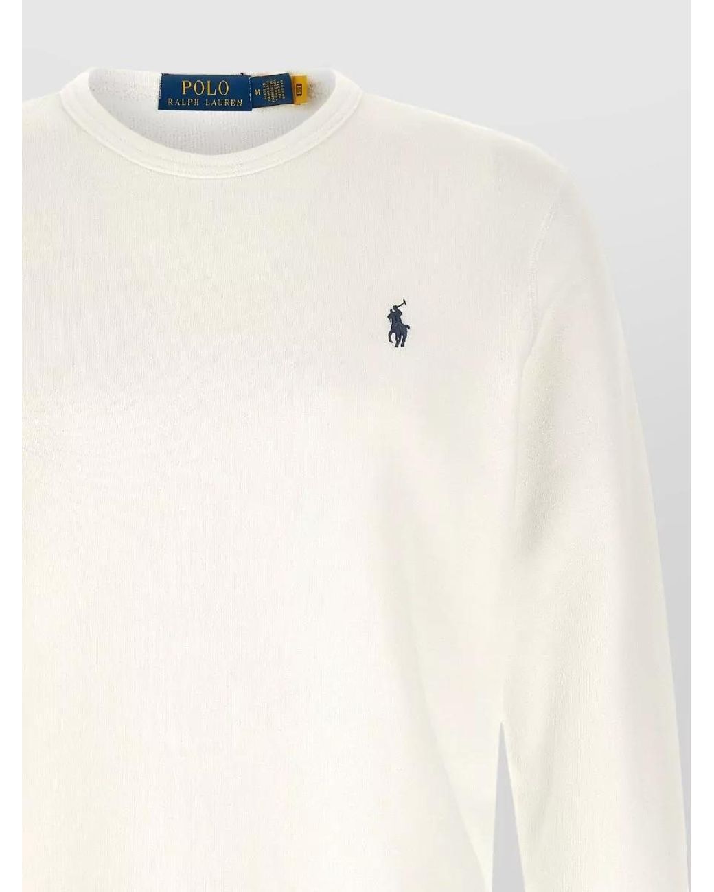 Polo Ralph Lauren Natural Cotton Crew-Neck Long-Sleeve Sweatshirt for men