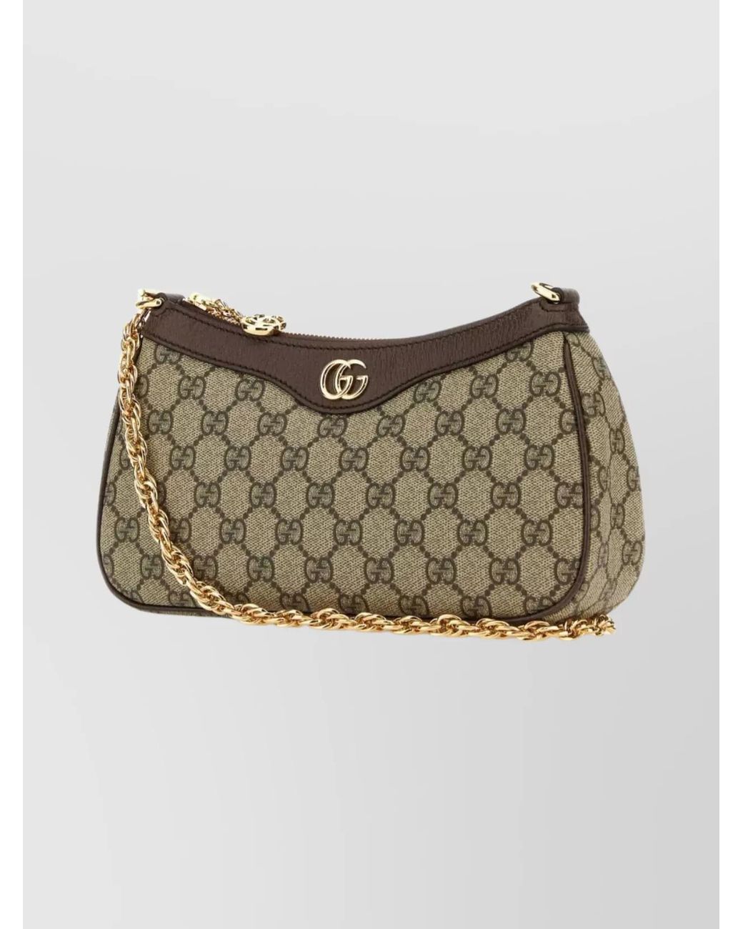 Gucci Natural Ophidia Small Leather Shoulder Bag