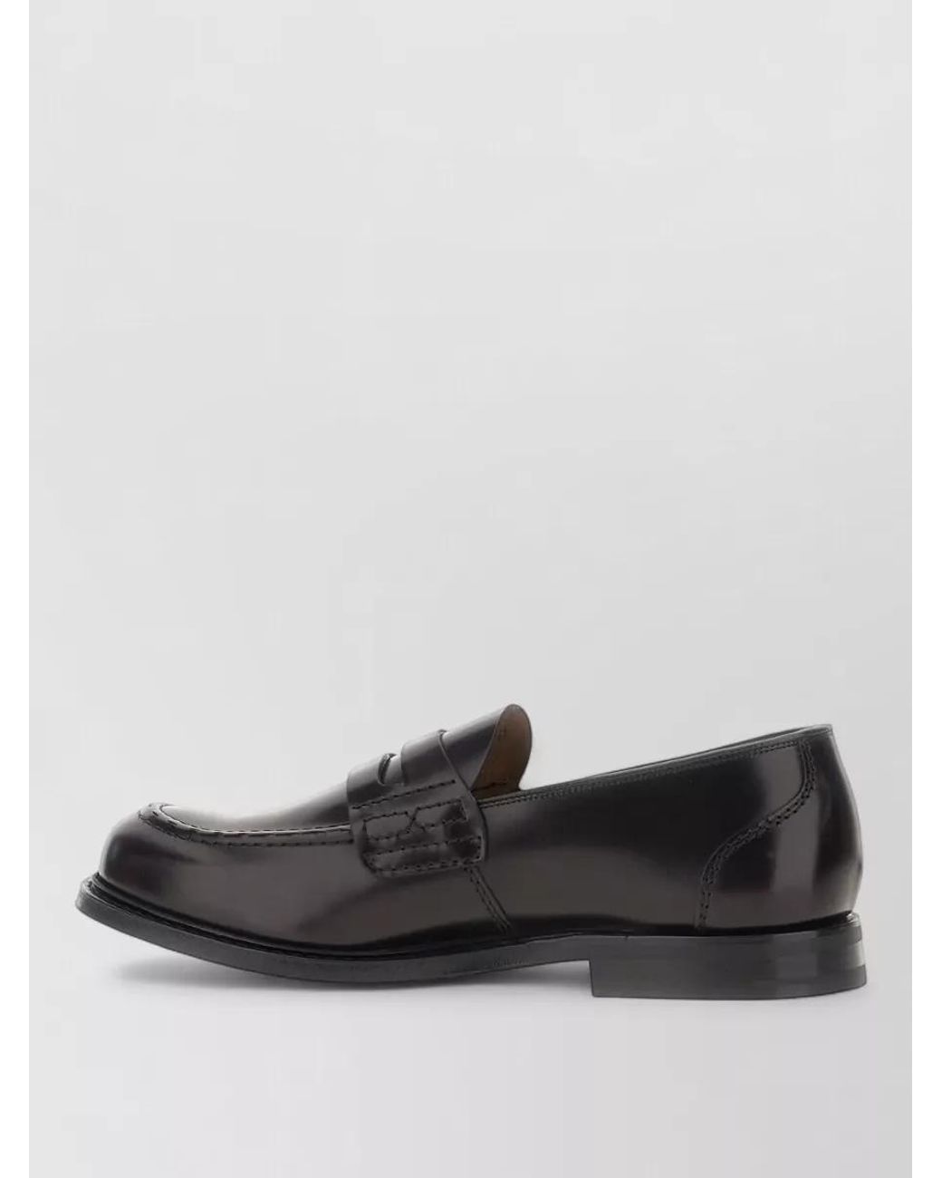 Church's Gray Leather Loafers for men