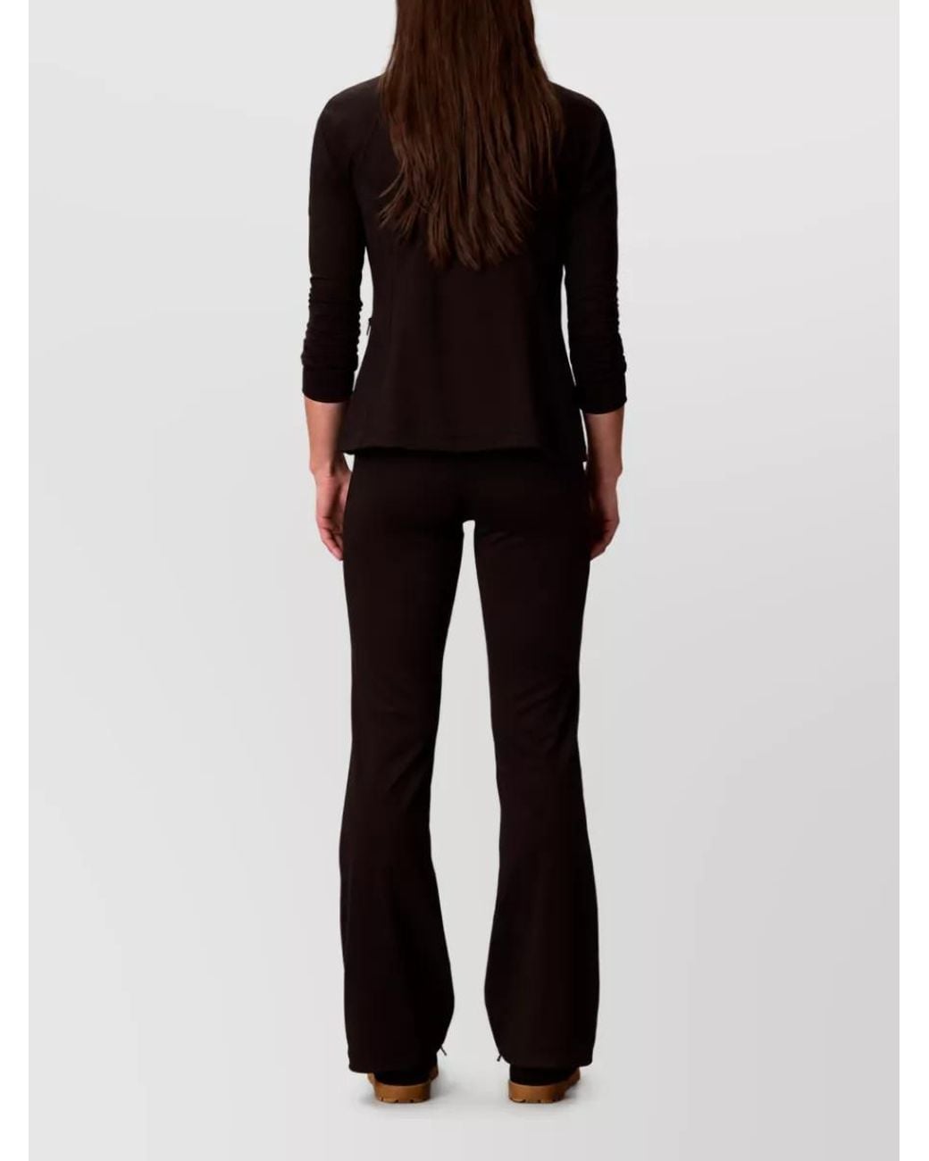 Calvin Klein Black Soft Flare Full Length Tights