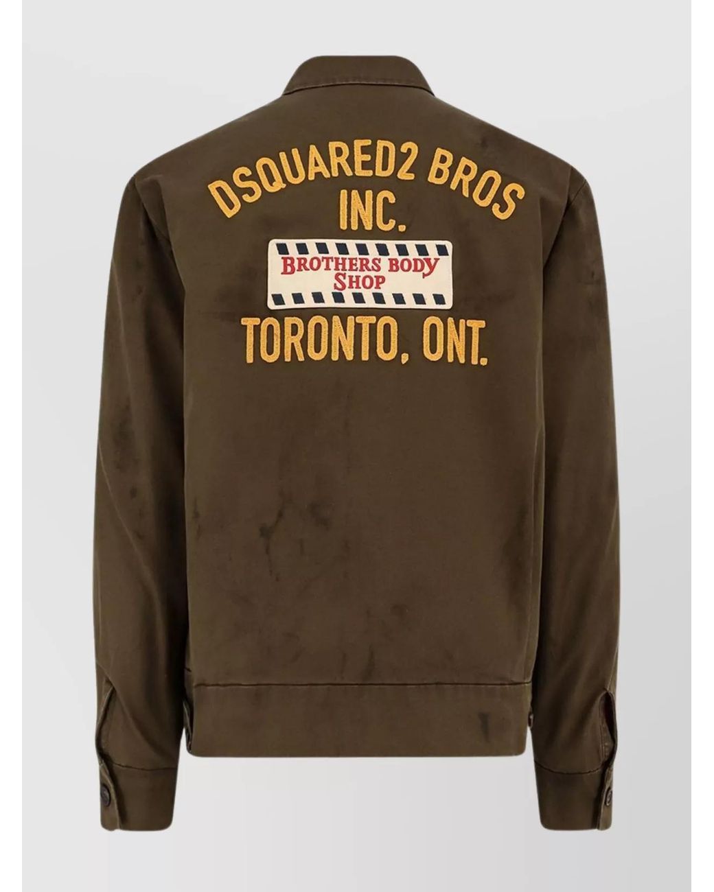 DSquared² Green Cotton Padded Lightweight Jacket for men