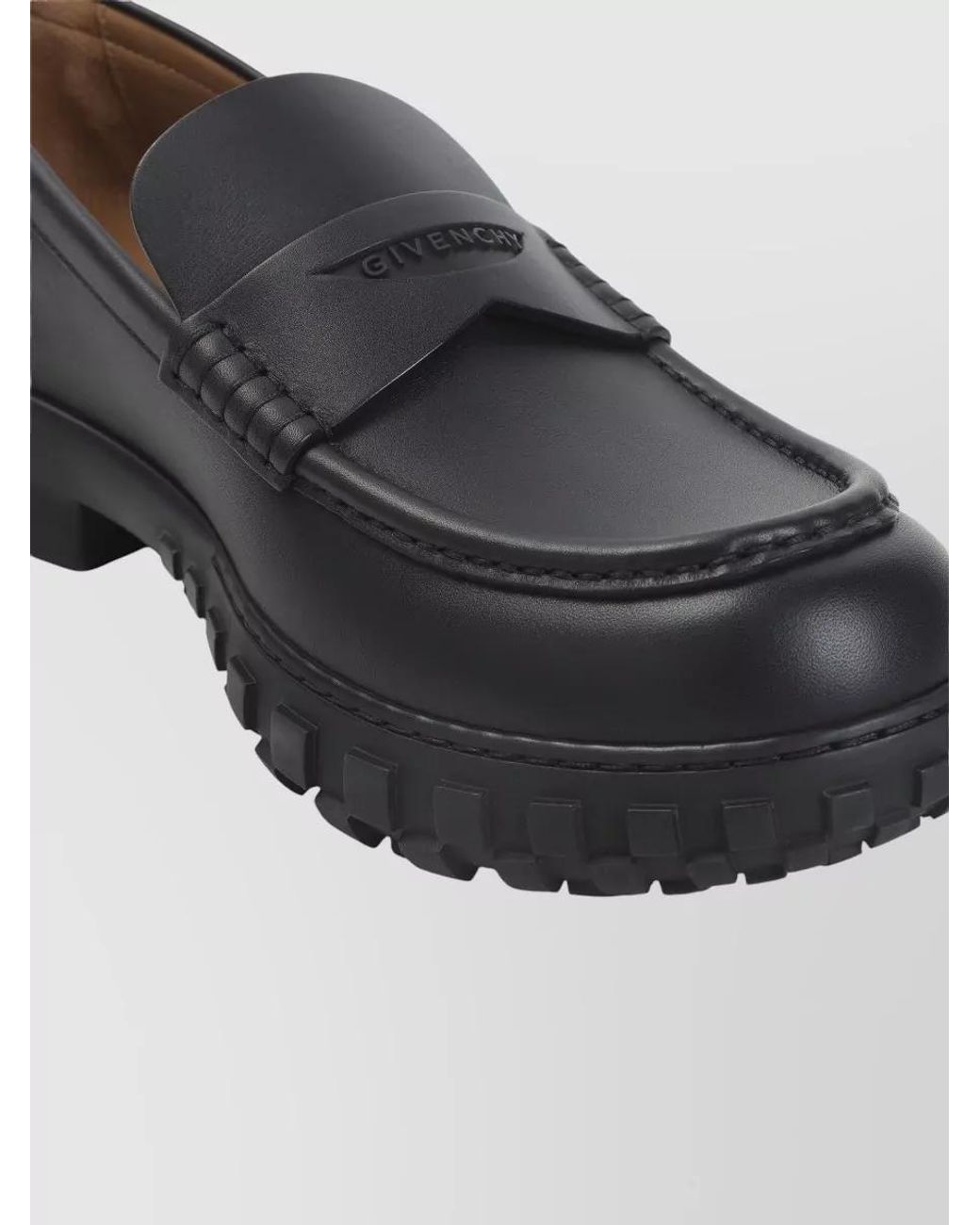 Givenchy Black Calf Leather Loafers for men
