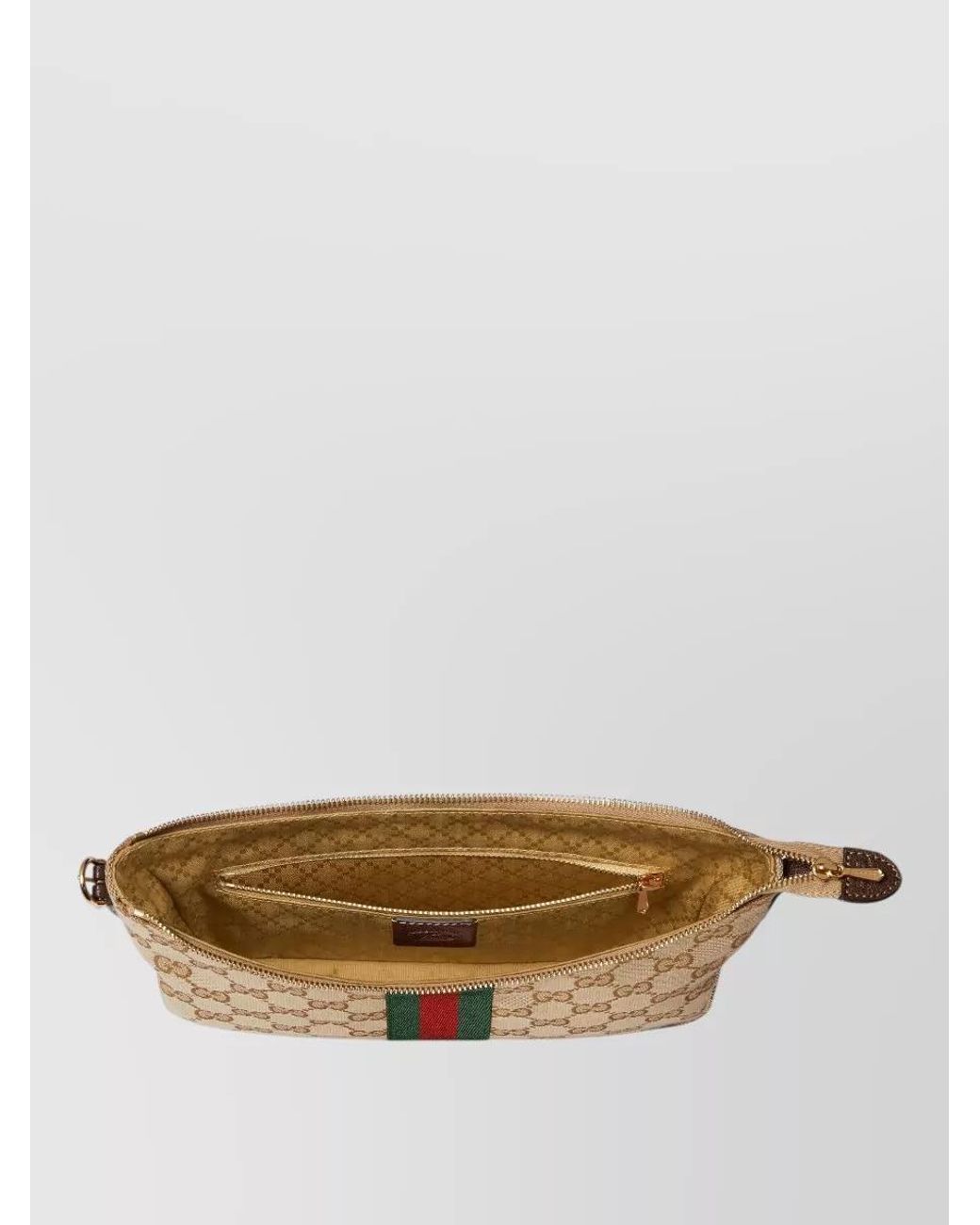Gucci White Canvas Small Shoulder Bag for men