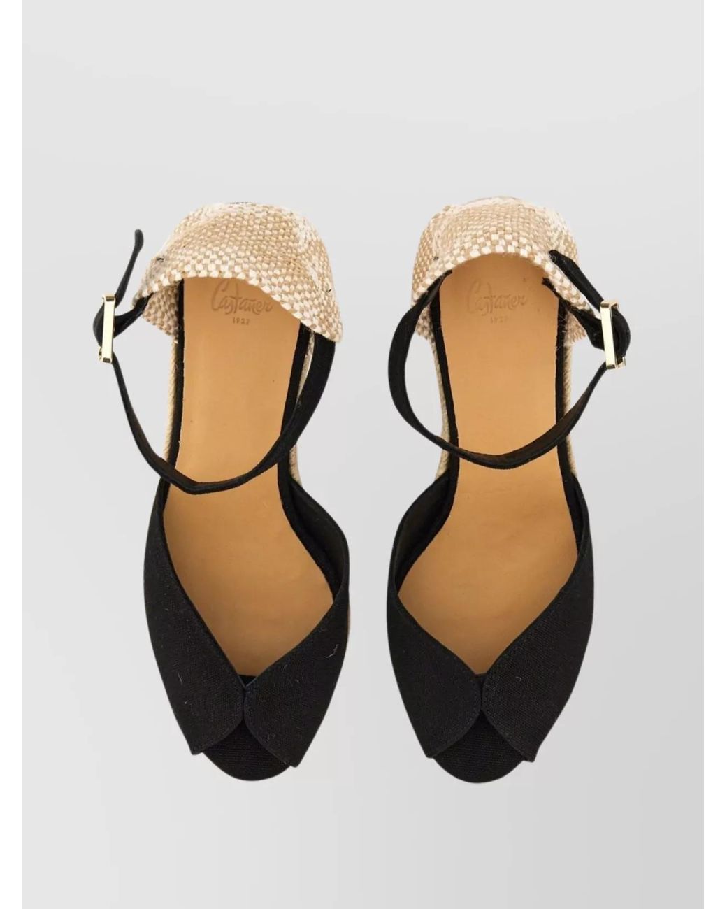 Castaner Natural Cotton Espadrille Sandals