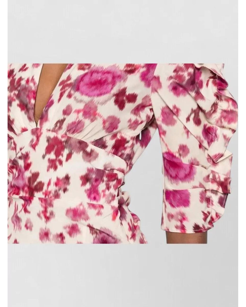 Isabel Marant Pink Short Floral Dress