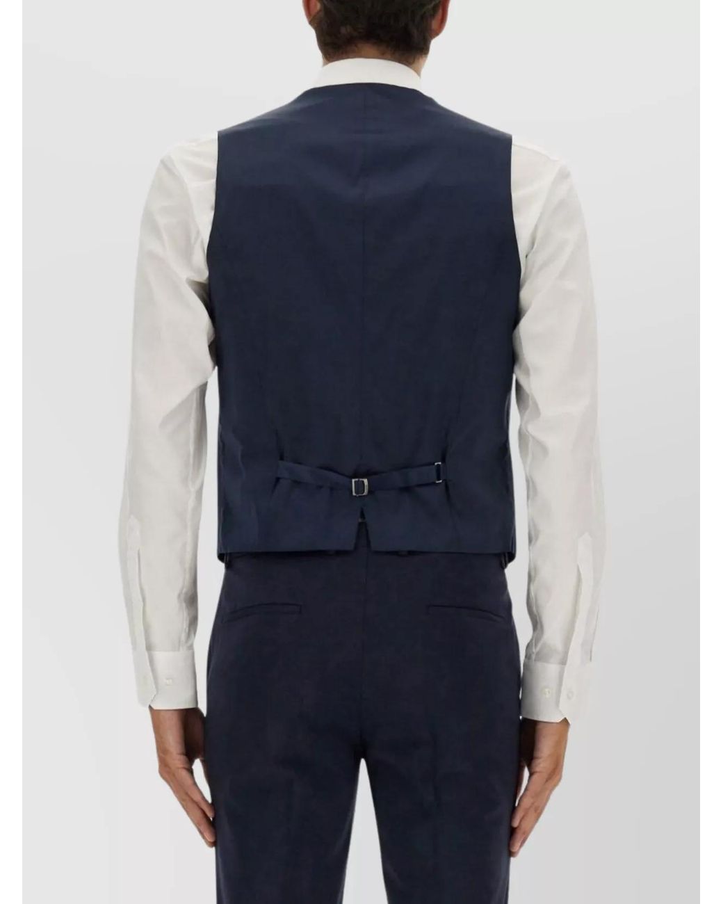 HUGO Blue Slim-Fit Vest for men