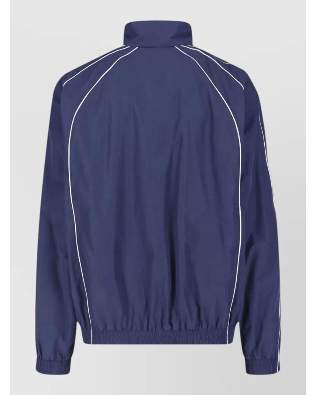 Balenciaga Blue Logo Print Track Jacket for men