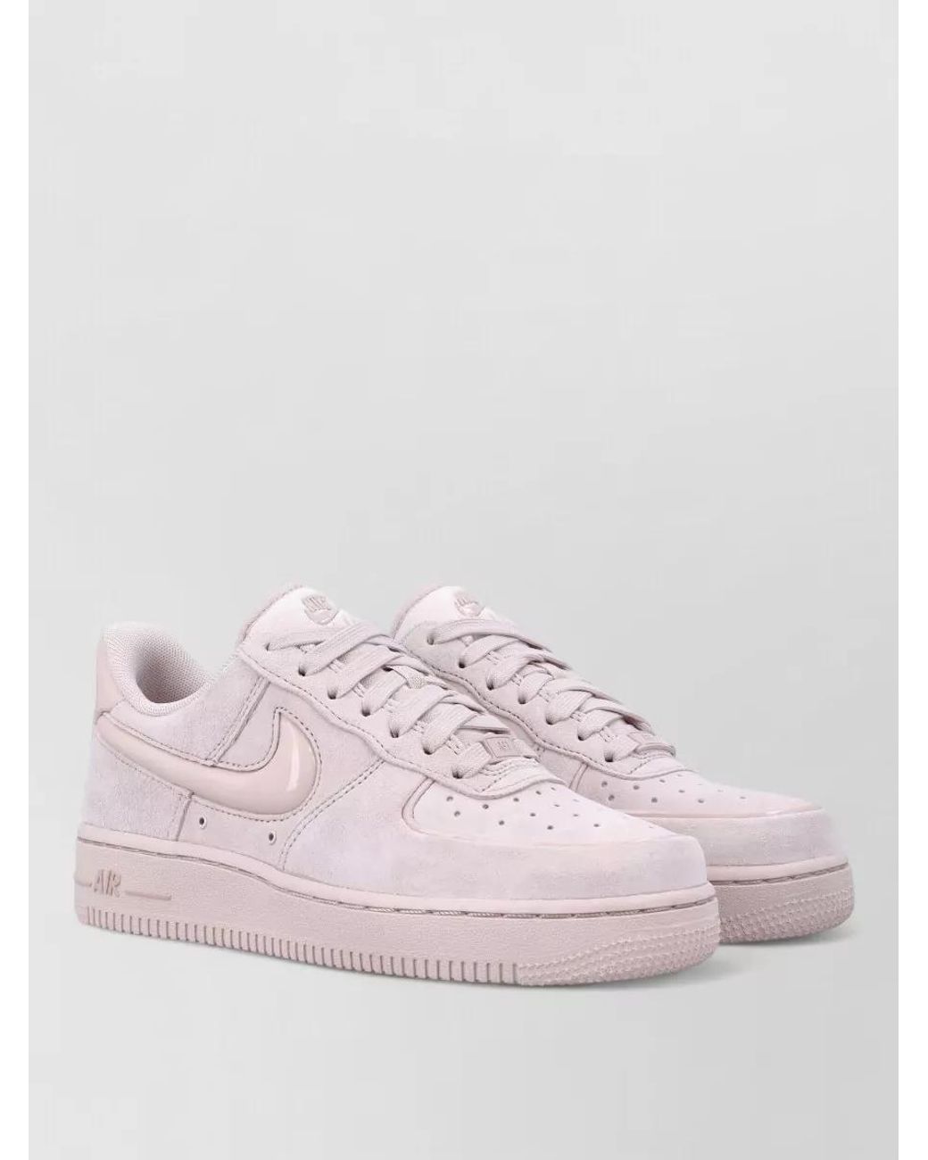 Nike Pink Leather Low-Top Sneakers