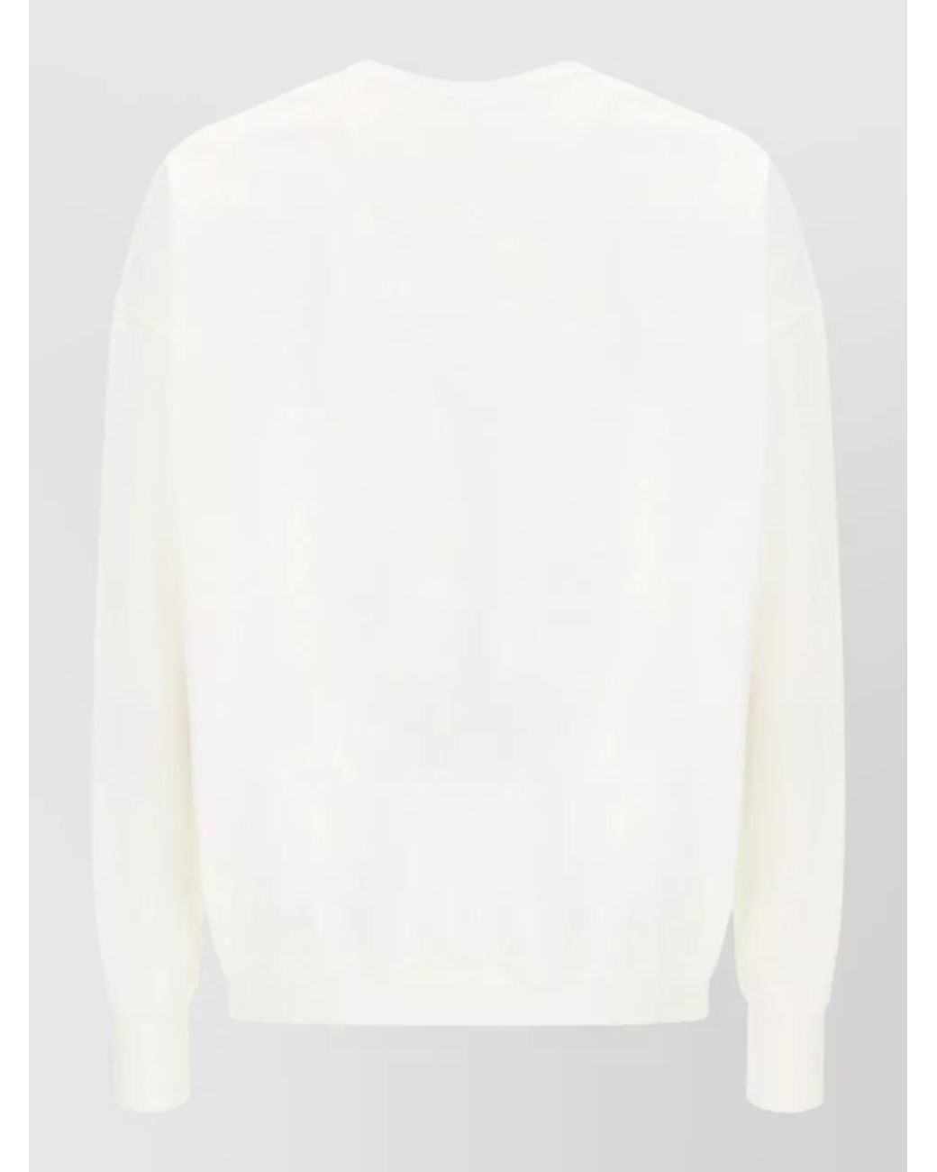 Maison Margiela White Cotton Sweatshirt for men