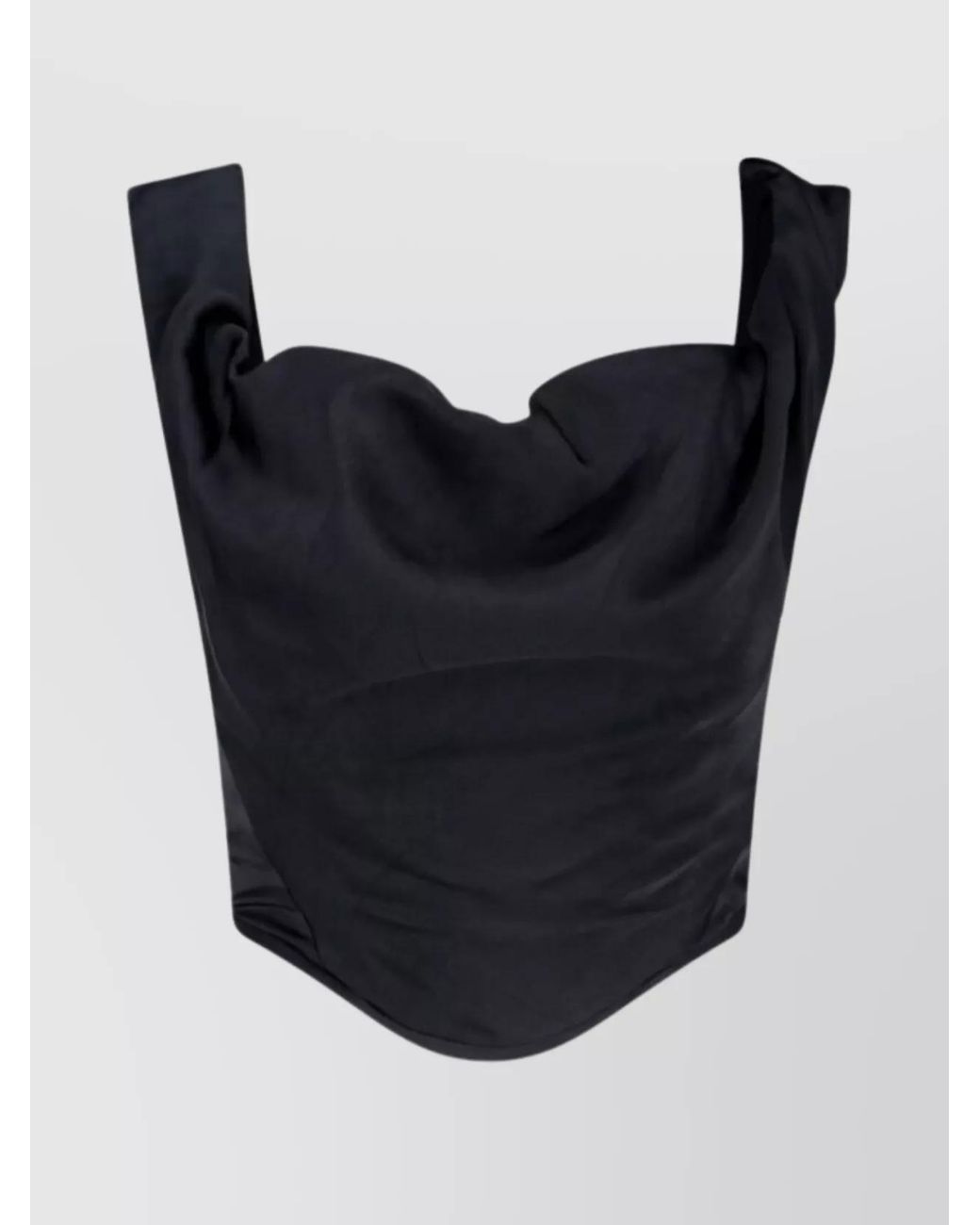 Vivienne Westwood Black Polyester Sleeveless Corset Top