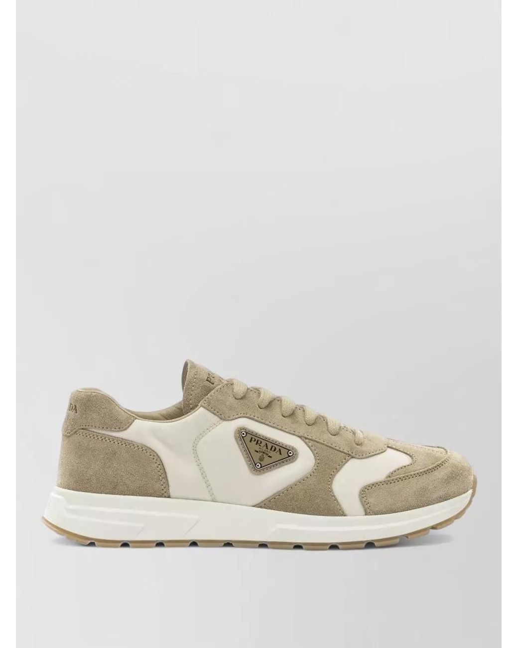Prada Natural Low-Top Sneakers for men