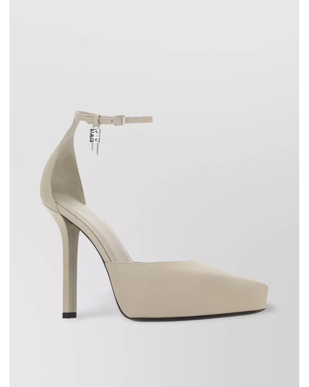 Givenchy White Leather Platform Pumps