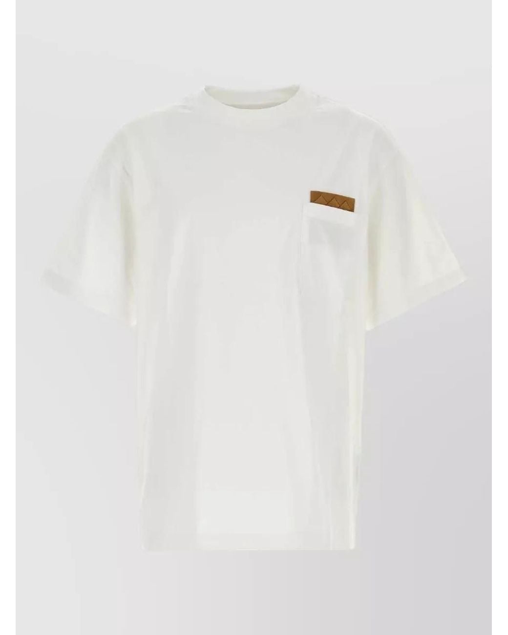 Bottega Veneta White Cotton T-Shirt for men