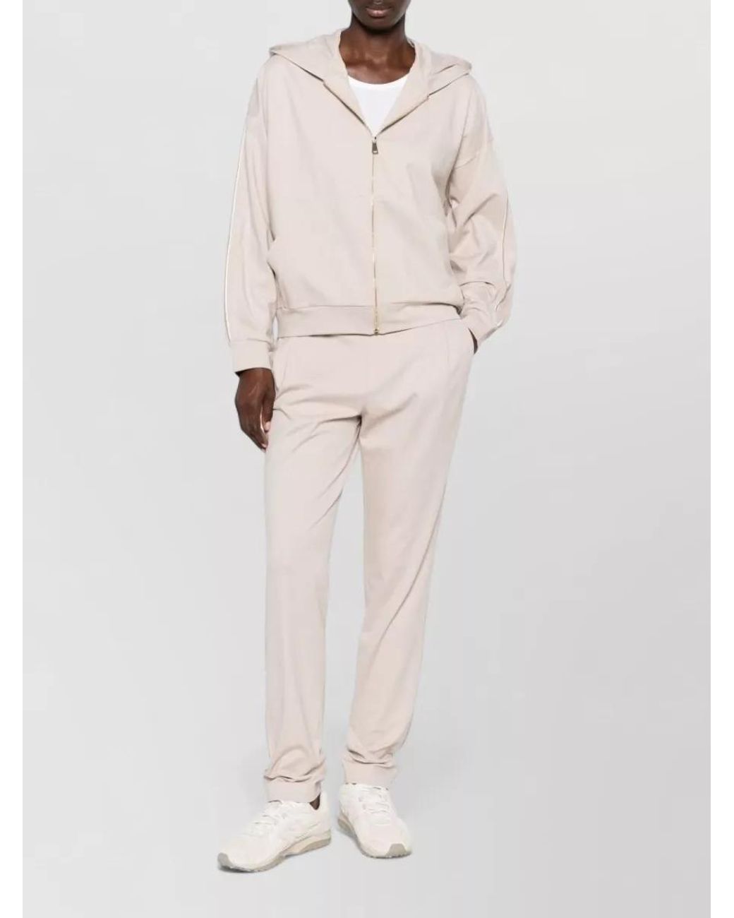 Fabiana Filippi Pink Zip-Up Hoodie