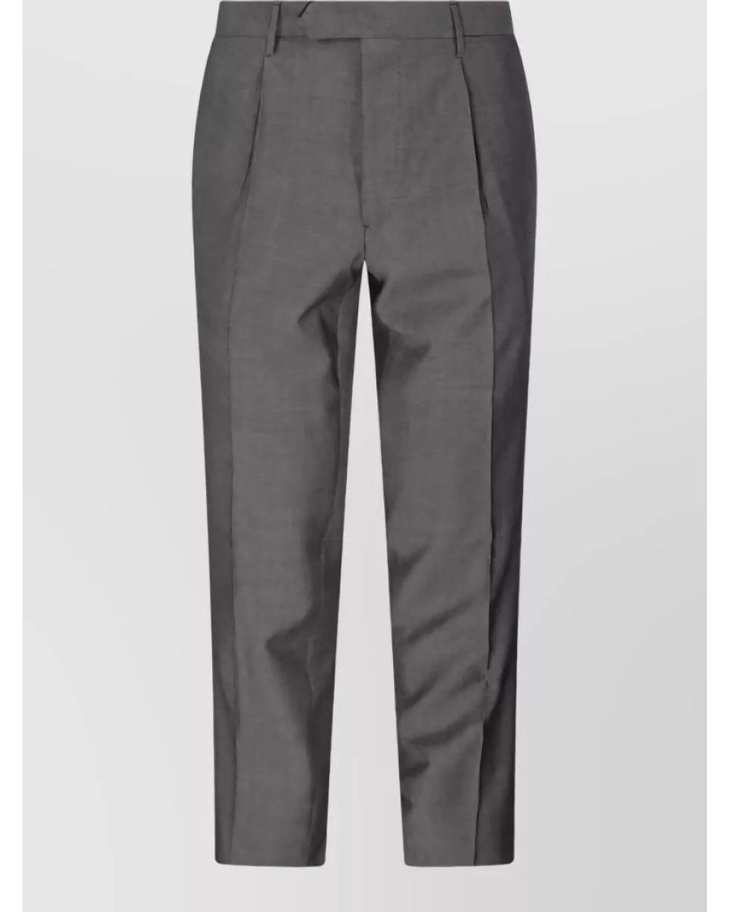 Santaniello Gray Wool Suit for men