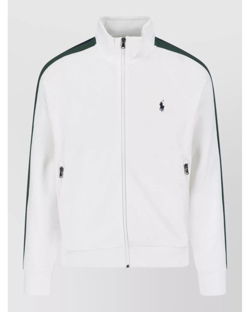 Polo Ralph Lauren White Sweatshirt Jacket for men