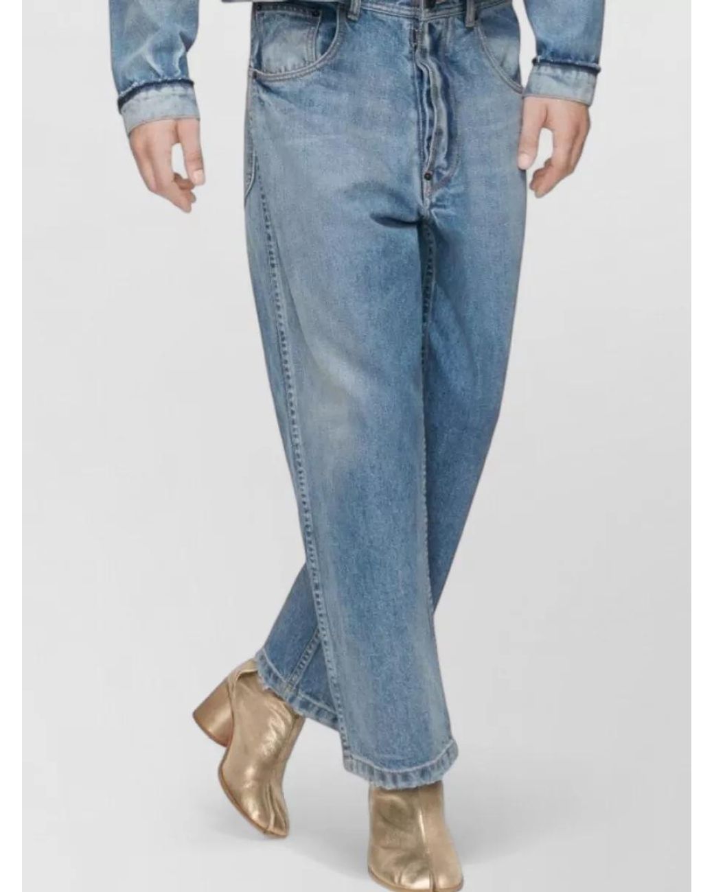 Maison Margiela Natural Leather Ankle Boots