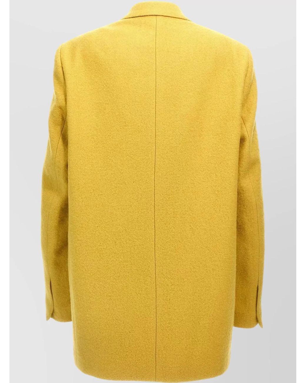 Dries Van Noten Yellow Wool Blink Blazer