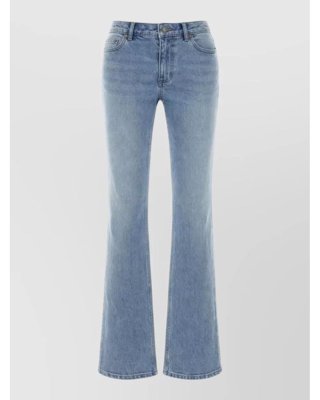 Michael Kors Blue Denim Flared Trousers