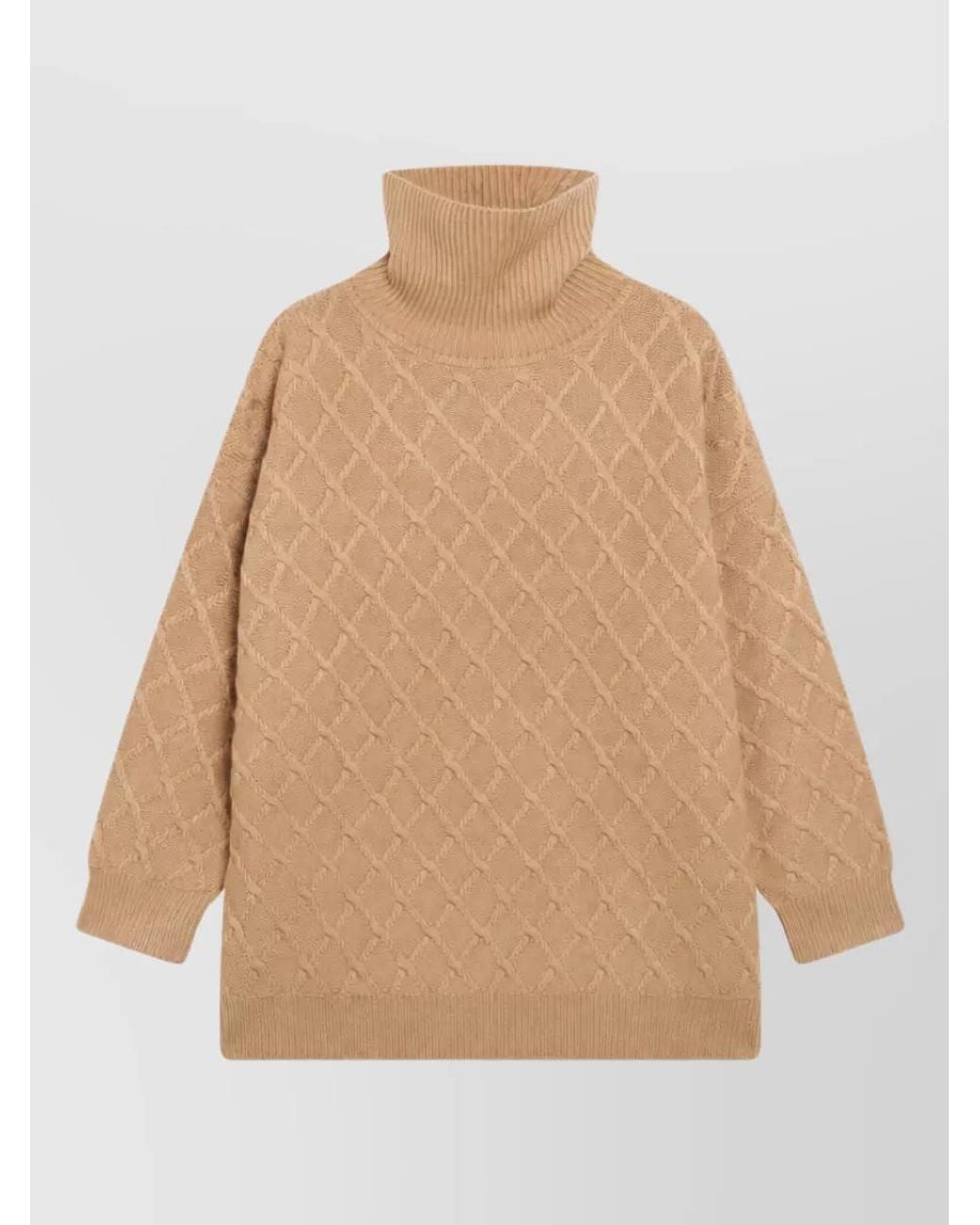 Max Mara Natural Knitted Top