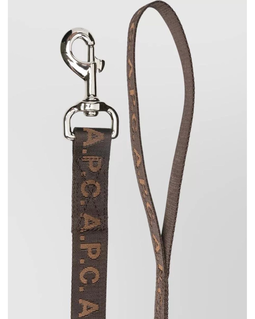 A.P.C. Black Logo-Print Nylon Leash