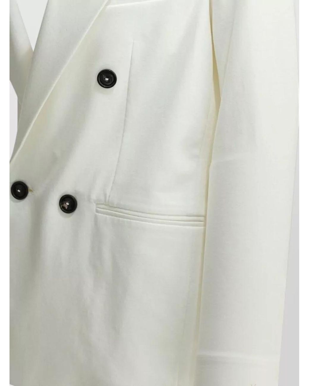 Circolo 1901 White Cotton Suit Jacket