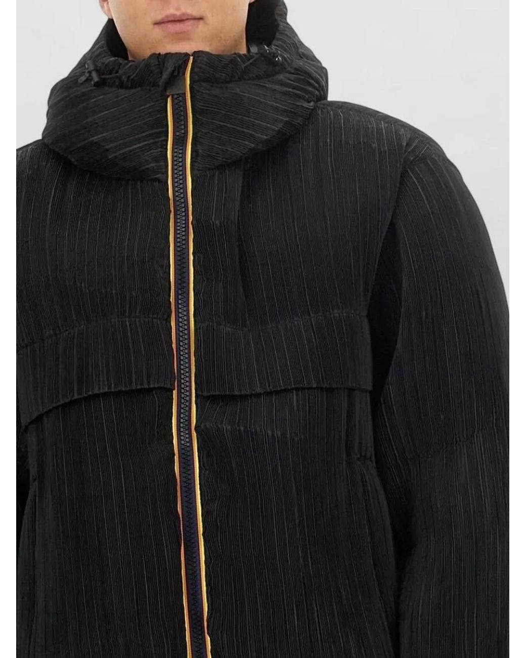 K-Way Black Quilted Puffer Jacket for men