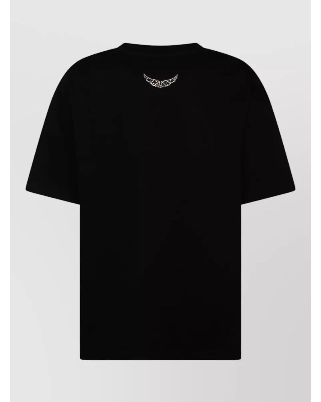 Zadig & Voltaire Black Cotton Short-Sleeve T-Shirt