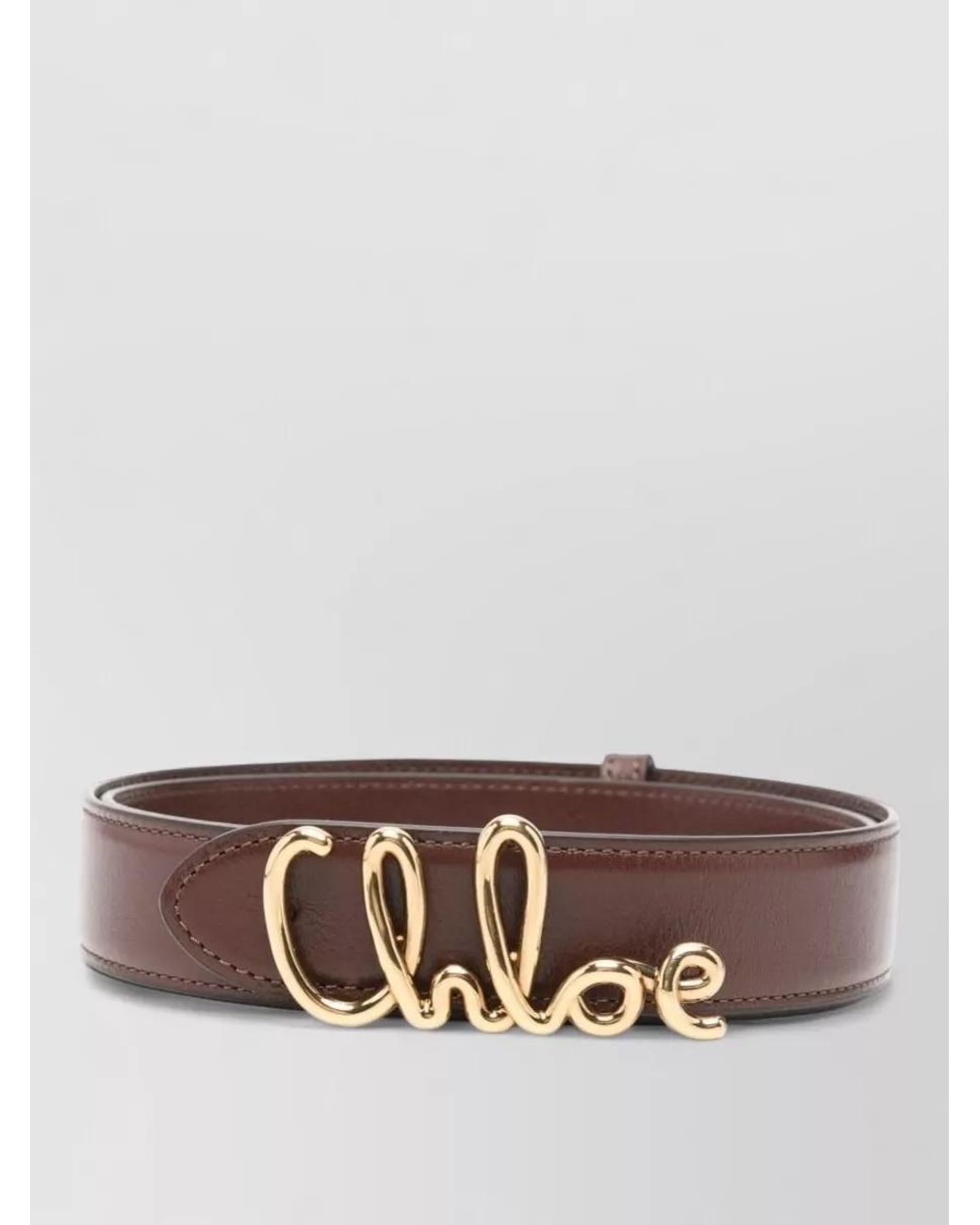 Chloé Brown Leather Belt