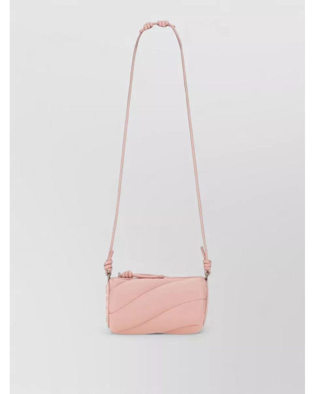 Fiorucci Pink Leather Mini Mella Crossbody Bag