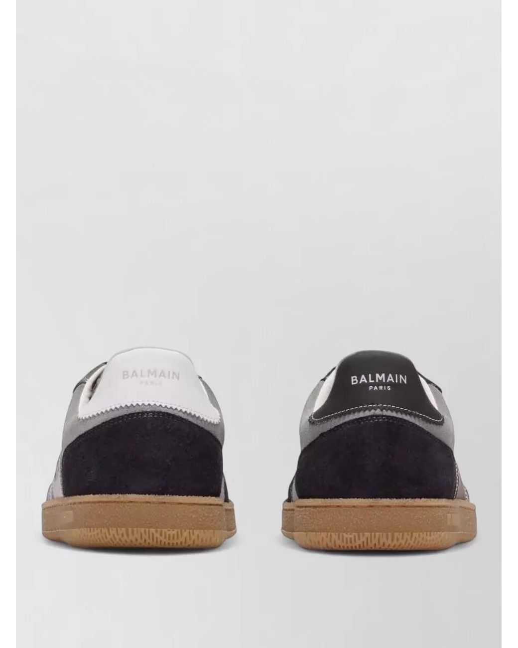 Balmain Multicolor Leather Low-Top Sneakers for men