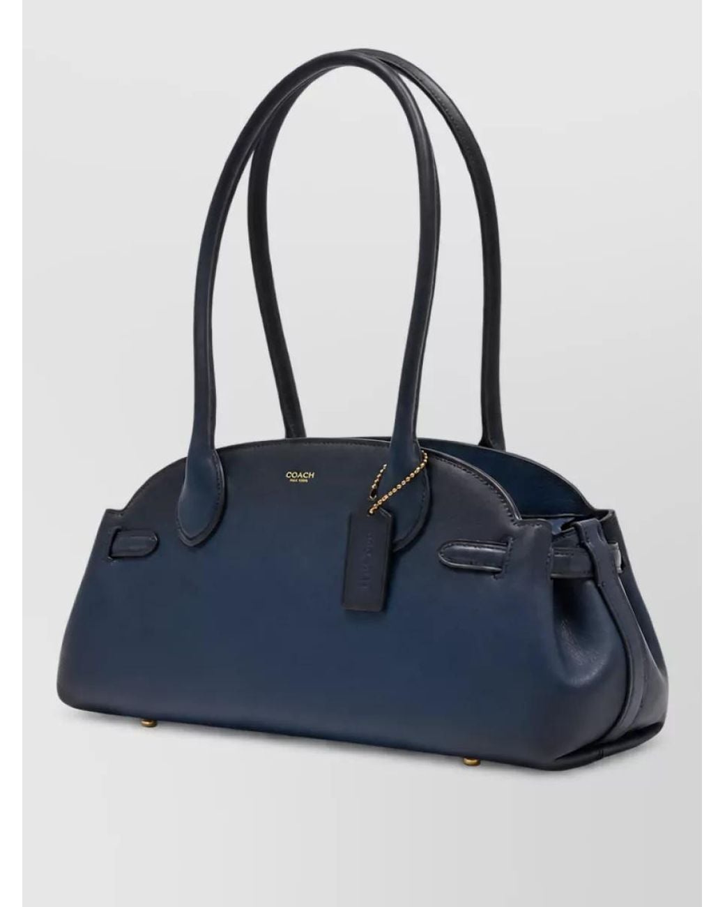 COACH Blue Leather Shoulder Bag