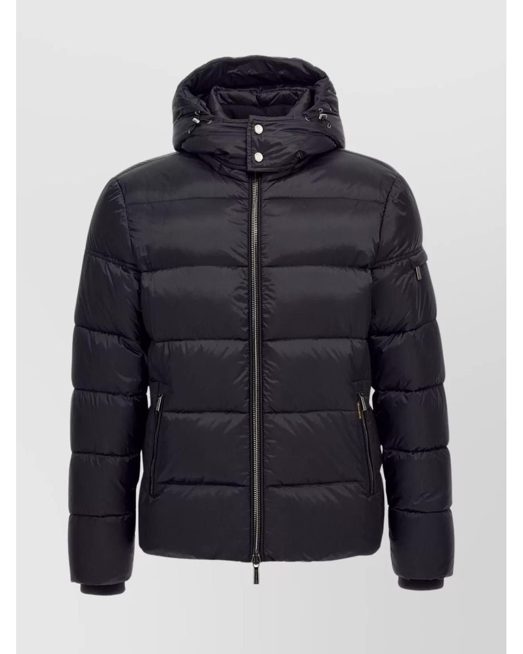 Moorer Blue Down Bomber Jacket for men