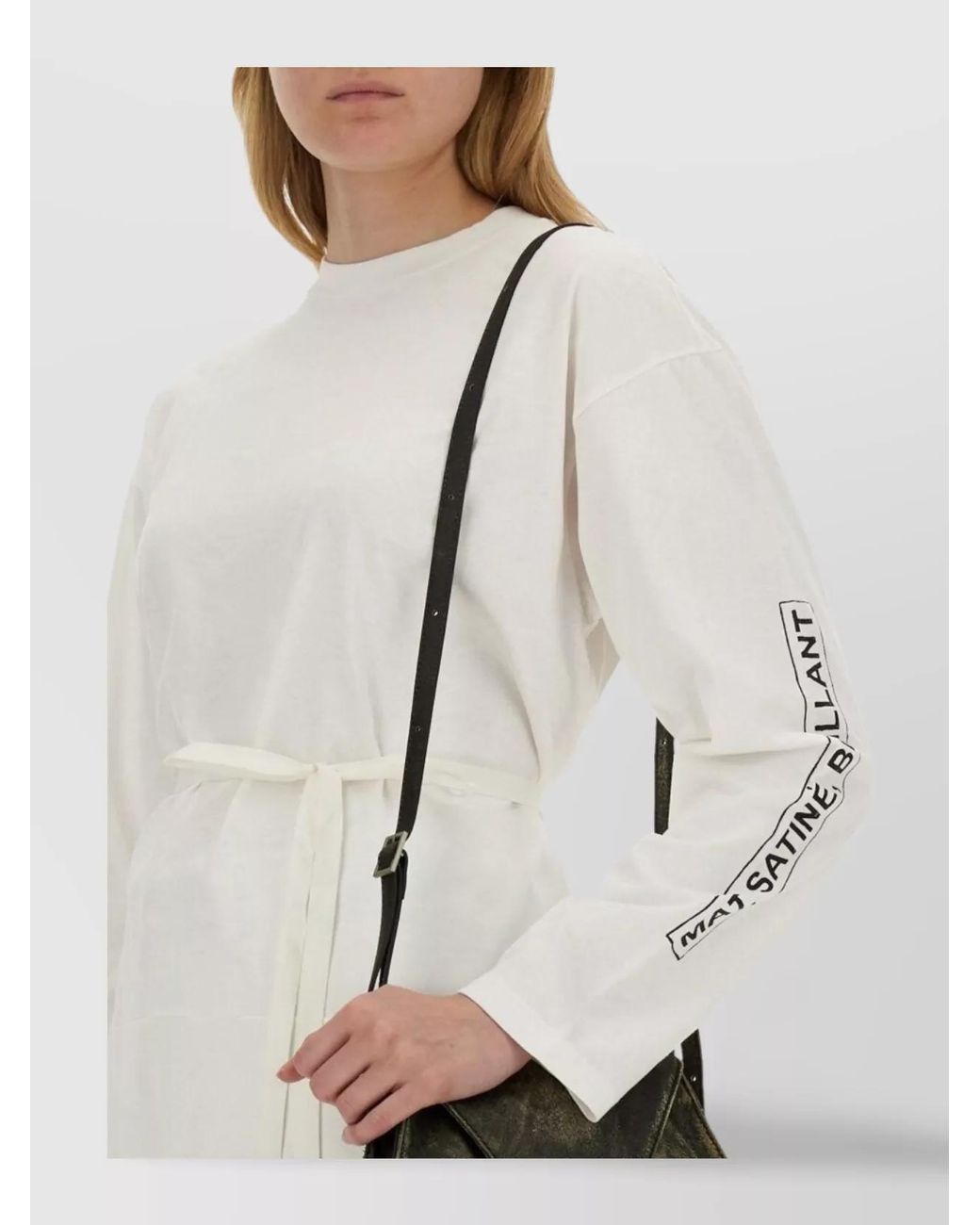 MM6 by Maison Margiela White Cotton T-Shirt