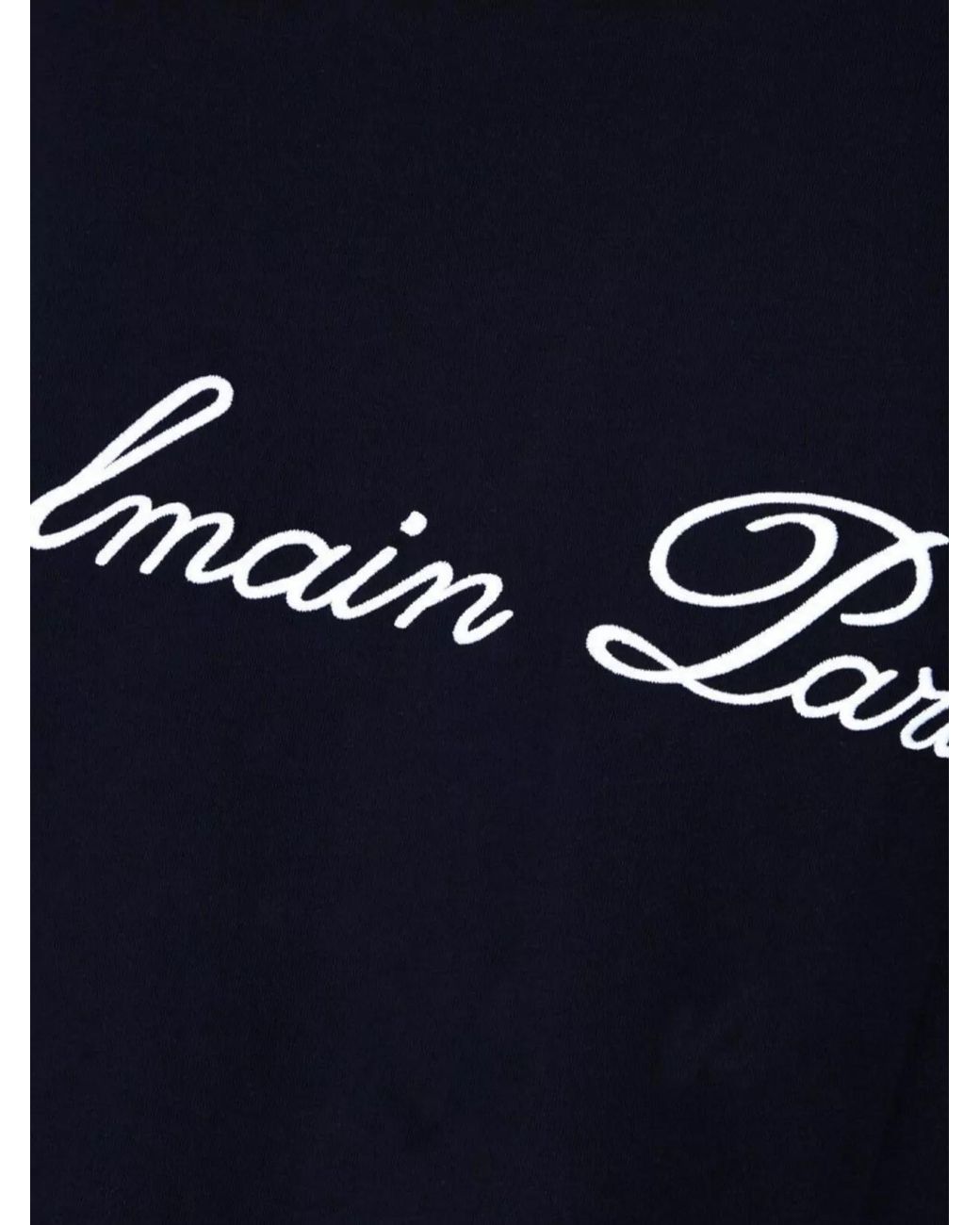 Balmain Blue Cotton T-Shirt for men