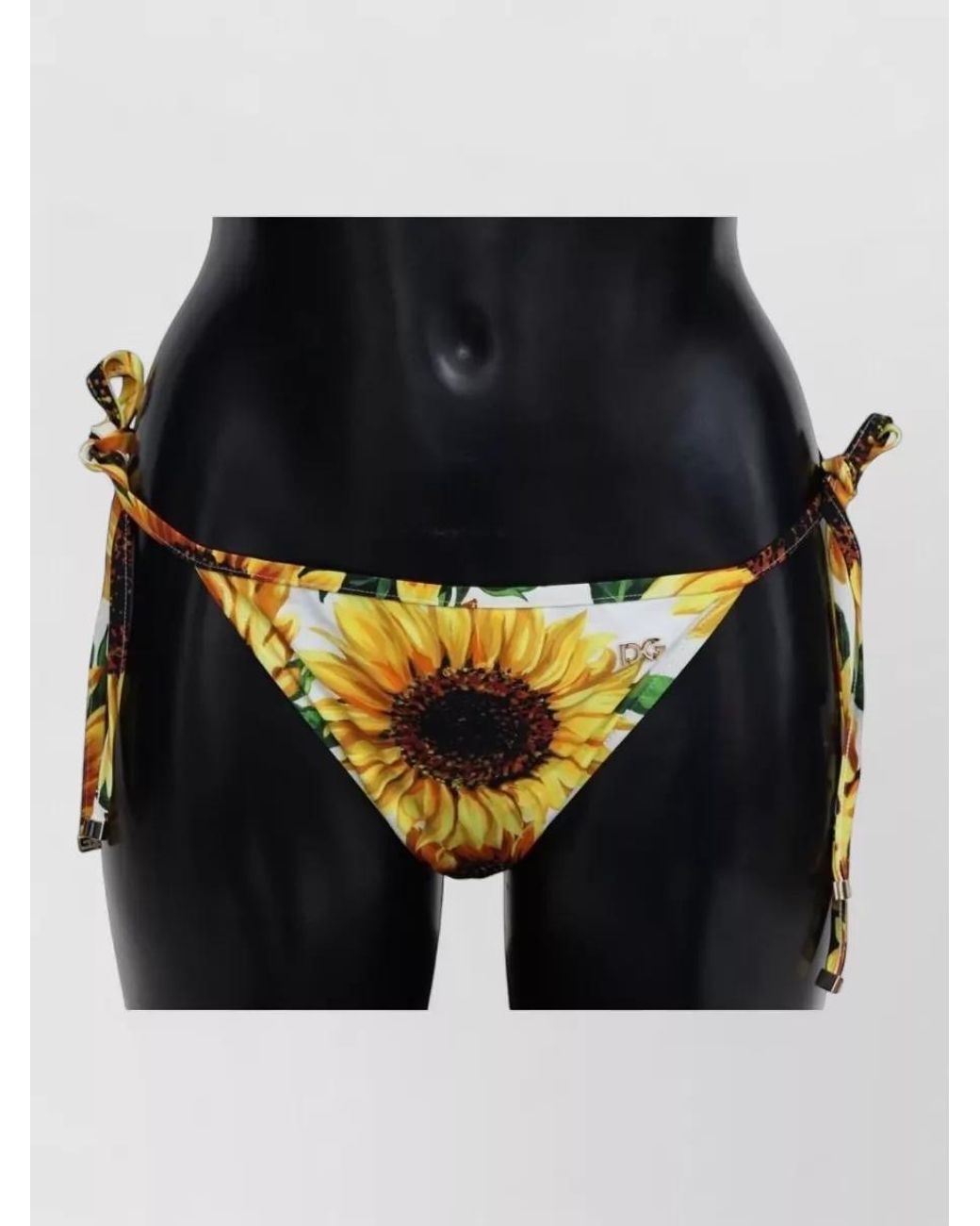 Dolce & Gabbana Metallic Logo Lace Briefs