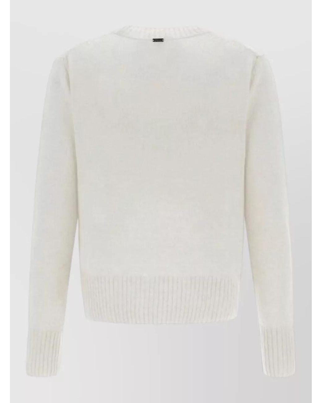 Herno White Cashmere Jumper