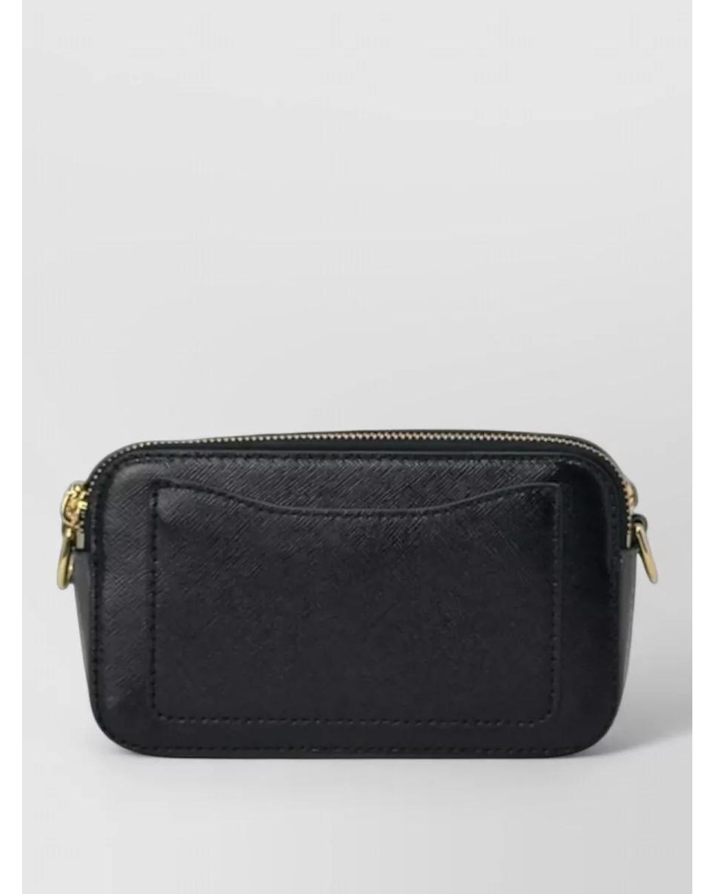 Marc Jacobs Black The Snapshot Leather Crossbody Bag