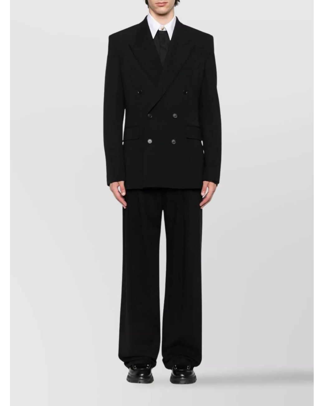 Balmain Black Long-Sleeve Shirt for men