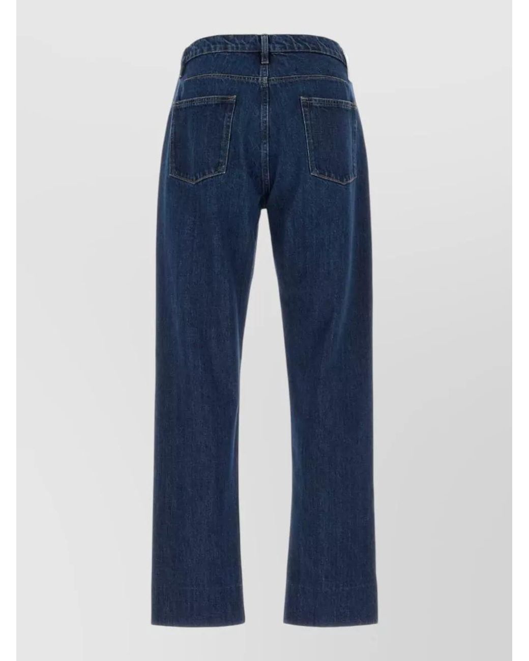 Jil Sander Blue Denim Straight-Leg Jeans for men